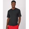 thumbnail image 6 of Hanes Moves Men's Air Mesh T-Shirt Black S, 6 of 11