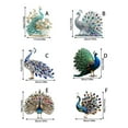 thumbnail image 5 of PatungKu Acrylic Peacocks Sculpture Statue Collectible Decorative Figurines,Home Office Bookshelf Desktop Decors Gift Women Men, 5 of 15