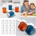 thumbnail image 4 of LEEYNEER Rhewides 12pcs Clear Plastic Juice Bottles Multipurpose Beverage Milk Packing Bottles, 4 of 10