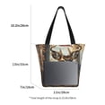 thumbnail image 2 of Defioc American Wildlife Deer Forest Print Tote Bag for Women,Shoulder Bag with Zipper Casual Tote's Handbag Big Capacity Shoulder Bag with Inner Pocket Fit for Shopping,Office,Travel, 2 of 7