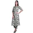 thumbnail image 3 of Moomaya 2-Piece Womens Cotton Printed Kurta Pant Set Indian Dress Ethnic Set, 3 of 6