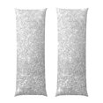 thumbnail image 1 of Balery Silver Glitter Funda Protectora para Almohada Corporal de Algodón Hipoalergénico con Cierre(55 x 21 pulgadas), Almohadas No Incluidas, 1 of 7