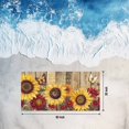 thumbnail image 4 of Butterfly Sunflower Beach Towels Blanket Soft&Absorbent Quick Dry Microfiber Live Love Laugh Farmhouse Wood Textured Pool Towels for Swimming ,Yoga, Sports, Gym, Camping,Large 30X60in,, 4 of 8
