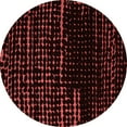 thumbnail image 1 of Ahgly Company Machine Washable Indoor Round Abstract Red Modern Area Rugs, 3' Round, 1 of 4