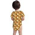 thumbnail image 3 of Yiaed Halloween Ghost Pumpkin Print Infant Climbing Short Sleeve Onesie One-Piece Baby Bodysuit Clothes 0-12 Months -6 Months, 3 of 6