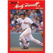 1990 Donruss #240 Marty Barrett NM-MT Red Sox Baseball Card Boston Red Sox MLB Baseball Trading Card