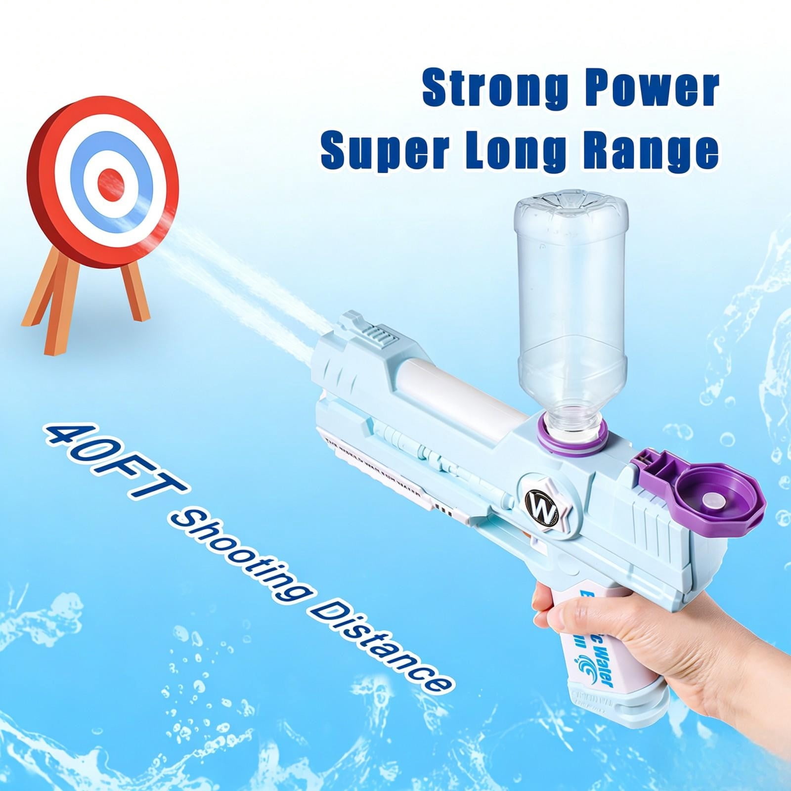 Water Blaster, Outdoor Summer Toy, for Kids, Teens & Adults Ages 5+