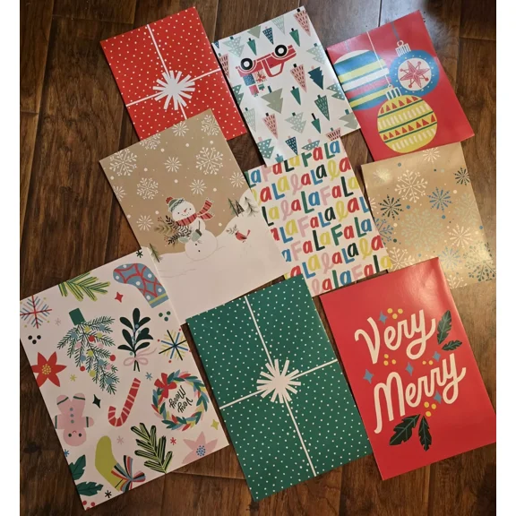 Hallmark Inspirations - 9 Count - Christmas Gift Boxes, See Pictures For Sizes