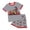 Z04-Grey, variant on Zshosam Boys Summer Outfits Boys Athletic Shorts Set - 2 Piece Active Short Sleeve Shirt and Shorts for Boys Size 9T 10T,(Grey 9-10 Years)