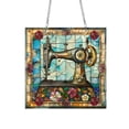 thumbnail image 1 of asddcavvf Sewing Machine Floral Window Hanging Ornament Sewing Machine Window Ornament Sewing Machine Window Hanging Ornament Tailor Shop Sewing Ornament Beads, 1 of 4