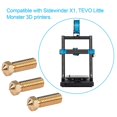 thumbnail image 5 of 3pcs 3D Printer Extruder Brass Volcano Nozzle M6 Thread Printer Head 0.4mm Output for Sidewinder X1 TEVO Little Monster 1.75mm Filament, 5 of 5