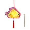thumbnail image 3 of 3x3D Conejo DIY Kit De Fabricación De Linternas Regalos Para Niños Decoración Hogar Linterna Hecha A Mano Estilo A 21.3x15.6cm 3 piezas, 3 of 8