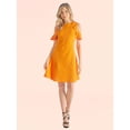 thumbnail image 5 of Womens Ruffle Cold Shoudler Dress, 5 of 10