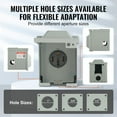 thumbnail image 4 of 50 Amp RV Power Outlet Box, 125/250 Volt, Enclosed Lockable Outdoor RV Receptacle Box, NEMA 14-50R Weatherproof Electrical Panel, for RV Camper Trailer Motorhome Tested to UL Standards, 4 of 11