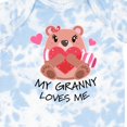 thumbnail image 4 of Inktastic My Granny Loves Me Bear and Hearts Boys or Girls Baby Bodysuit, 4 of 5