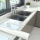 thumbnail image 3 of 1pc Marble Wallpaper, Waterproof Oil-proof Heat Resistant Peel And Stick Contact Paper, Granite Countertop Paper, Kitchen Bathroom Backdrop Table Desk Wall Desk Appliance Furniture Sticker, Renovatio, 3 of 5