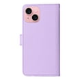thumbnail image 3 of SaniMore for iPhone 14 Wallet Case, Detachable Strong Magnetic PU Leather Flip Cover PU Leather with Magnetic Shell Card Slots Cash Pocket Wristlet Strap Full Body Protective Stand Shell, Purple, 3 of 12