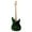 Green, variant on Veryke 39" Stylish Electric Guitar Kit with Bag Pick Power Wire Shoulder Strap Wrench Tool Black Pickguard Dark Blue