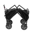 thumbnail image 4 of Seina Chariot Utilitaire Pliant Robuste Manuel 150 Lb, Black/Grey & Rouge & Gris, 4 of 12