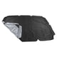 thumbnail image 2 of Toldo para columpio al aire libre, jardín, patio, impermeable, mecedora, cubierta superior antipolvo, tela Oxford recubierta de plata 210D, toldo para columpio para balcón, negro, 2 of 10