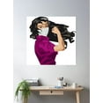 thumbnail image 2 of Gorgeous Powerful Woman In Facemask Showing Bicep Poster Wall Art, Modern Wall Decor, 16x16 UNFRAMED, 2 of 3