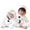 White, variant on Likimi Baby Boys Jumpsuits Long Sleeve Christmas Snowman Shaped Onesie Fashion Relaxed Soft Spring Fall Homewear Size 12-18 Months White