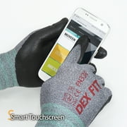 DEXFIT FN330 Grey Multipurpose Nitrile Coated Work Gloves (Firm Grip, Durable, X-Large) - 1 Pair
