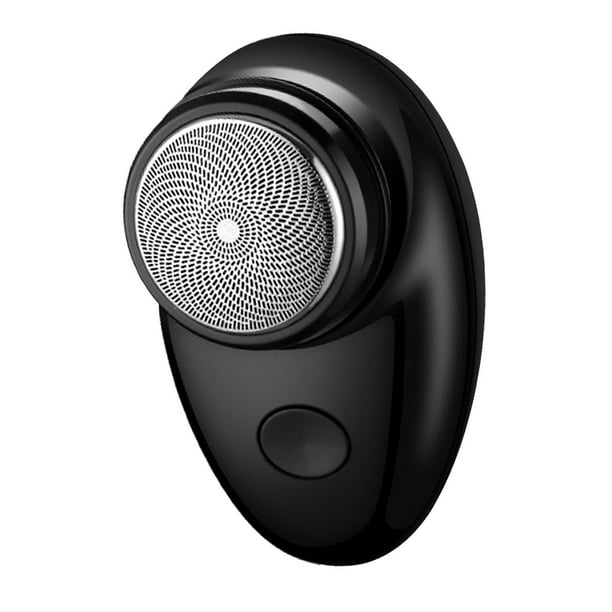Recortadora de barba eléctrica jinwen Mini cabezal lavable desmontable depilación facial negro