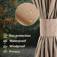 thumbnail image 4 of Covered Outdoor Universal 12‘x20’ Gazebo Curtain Replacement with 4 Panel Zippered Grey Sidewalls, 4 of 5