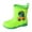 Green, variant on NOKIO Rainproof Footwear For Children, Girls' Waterproof Ankle Boots, Boys' Waterp-roof Wellies Kids Cartoon Dinosaur Printed Rain Shoes Shoes Outdoor Slip Boots Non Slip Rain PVC Children's Shoes