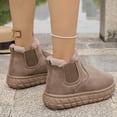thumbnail image 5 of Women's Fashionable Casual Versatile Plus Size Fleece Lined Thick Warm Winter Snow Boots For All Day Comfort Style, 5 of 9