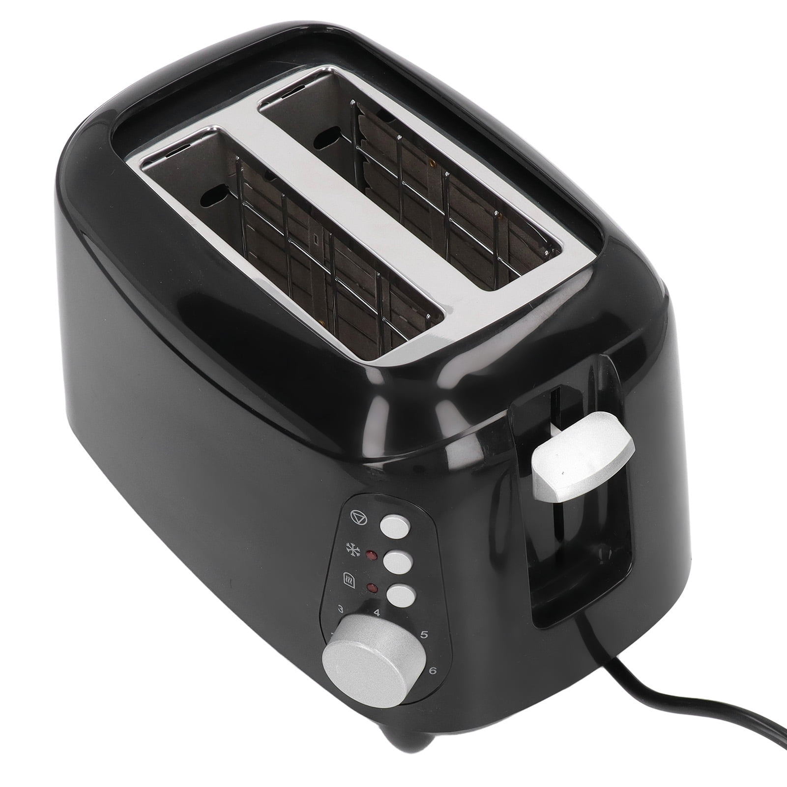 Toaster, ABS Stainless Steel Removable Crumb Tray 7 Baking Settings 2