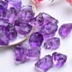 thumbnail image 2 of Piedras naturales de cristal mezclado, amatista, trozos de piedra triturada, cristales curativos, fabricación de joyas, decoración del hogar o piedra para pecera, 2 of 5