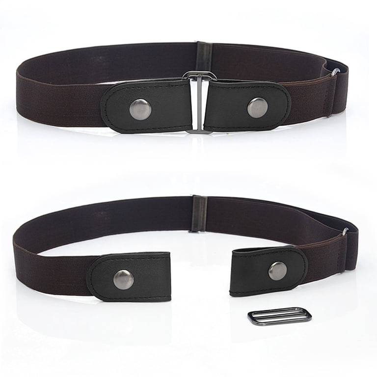 D Elastic Belt Wide Belt Black 3” Belt-wide Faux Leather Belt, Black Elastic Belt, Gift  main image 4