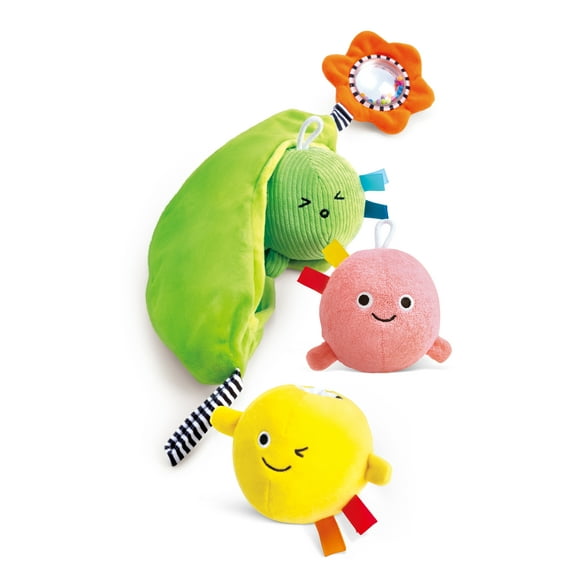 Hape Pea Pod Pals, 3 Piece, Play Learning and Education Toy, Ages 6 Months and up