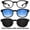 S1 - Black, variant on AI Smart Glasses with Camera & Voice Assistant: 4K Video, 8MP Camera, Music/Calls, Translation, Image Recognition, Interchangeable Lenses