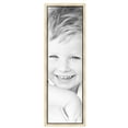 thumbnail image 2 of ArtToFrames 15" x 49" Silver with Black Lip Picture Frame, 15x49 inch Multi Wood Poster Frame (WOM-5193),  Pack, 2 of 7
