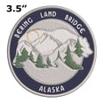 thumbnail image 2 of Wander Often! Bering Land Bridge, Alaska 3.5 Inch Iron Or Sew On Embroidered Fabric Badge Patch Seek Adventure, National Park Iconic Series, 2 of 2