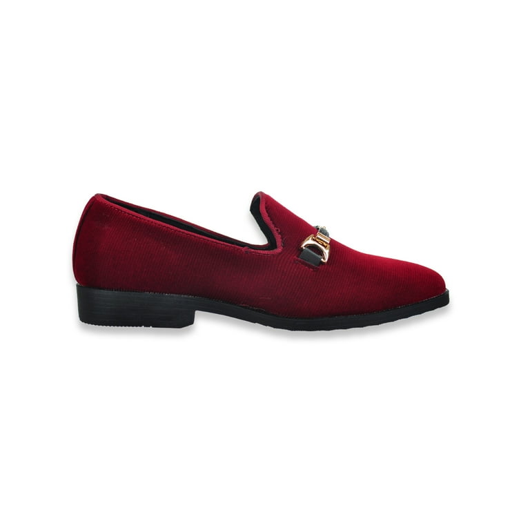 Boys shop burgundy loafers