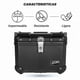 thumbnail image 3 of Caja portaequipaje para Moto Kinlley Universal 47L Negro, 3 of 7