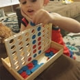 thumbnail image 4 of Board Game "Four In A Row On A Journey", "Four Wins" As A Travel Version In A Wooden Box, 4 of 6