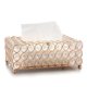 thumbnail image 2 of Cubierta rectangular de caja de pañuelos de cristal, caja de papel decorativa, servilletero de cristal, soporte de pañuelos faciales para baño/tocador/mesita de noche/escritorio/mesa,, 2 of 5