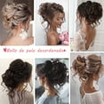 thumbnail image 7 of Dulchany Messy Bun Hair Piece Tousled Updo Hair Buns Extension Elastic Hair Band Hair Pieces Curly Hair Bun Scrunchie For Women, 7 of 7