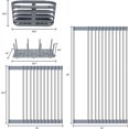thumbnail image 2 of Expandable Roll Up Dish Drying Rack12-23'',Retractable Dish Drying Rack Over The Sink,Foldable Stainless Steel Dish Drainer for Kitchen,Dishes,Cups,Fruits,Vegetables,Spoons,Forks, 2 of 4