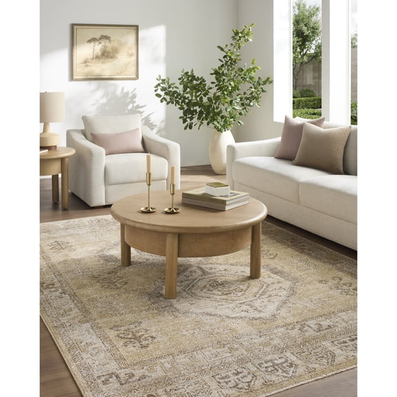 Livabliss Fifth Avenue Global Bohemian Area Rug,5' x 7'5",Taupe/Light Olive