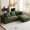 Olive Green, variant on Wiilayok 107" Cloud Sectional Couch with L-Shape Chaise,Modern Modular Sofa with Deep Seat, Comfy Boneless Upholstered Couches for Living Room Bedroom,Gray