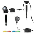 thumbnail image 3 of Alpine Corporation Single Pond Lamp with Multicolor LED Lights, Transformer, and Photocell, 3 of 17