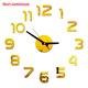 thumbnail image 3 of Reloj mural luminoso DIY a la moda para diseño para el salón, pegatinas de reloj europeas, relojes con espejo acrílico, reloj de cuarzo decorativo para el hogar, 3 of 5