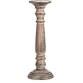 thumbnail image 3 of Hosley 14 inch High, Distressed Wood Pillar Holder, 3 of 3
