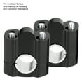 thumbnail image 4 of Motorcycle Handlebar Clamps, Aluminum Alloy Rustproof Abrasion Resistant Easy Installation Anodized Motorcycle Mount Clamps  For Motorbike Refitting, 4 of 8